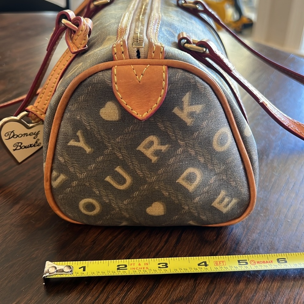 Dooney & Bourke Monogram Barrel Bag Vintage